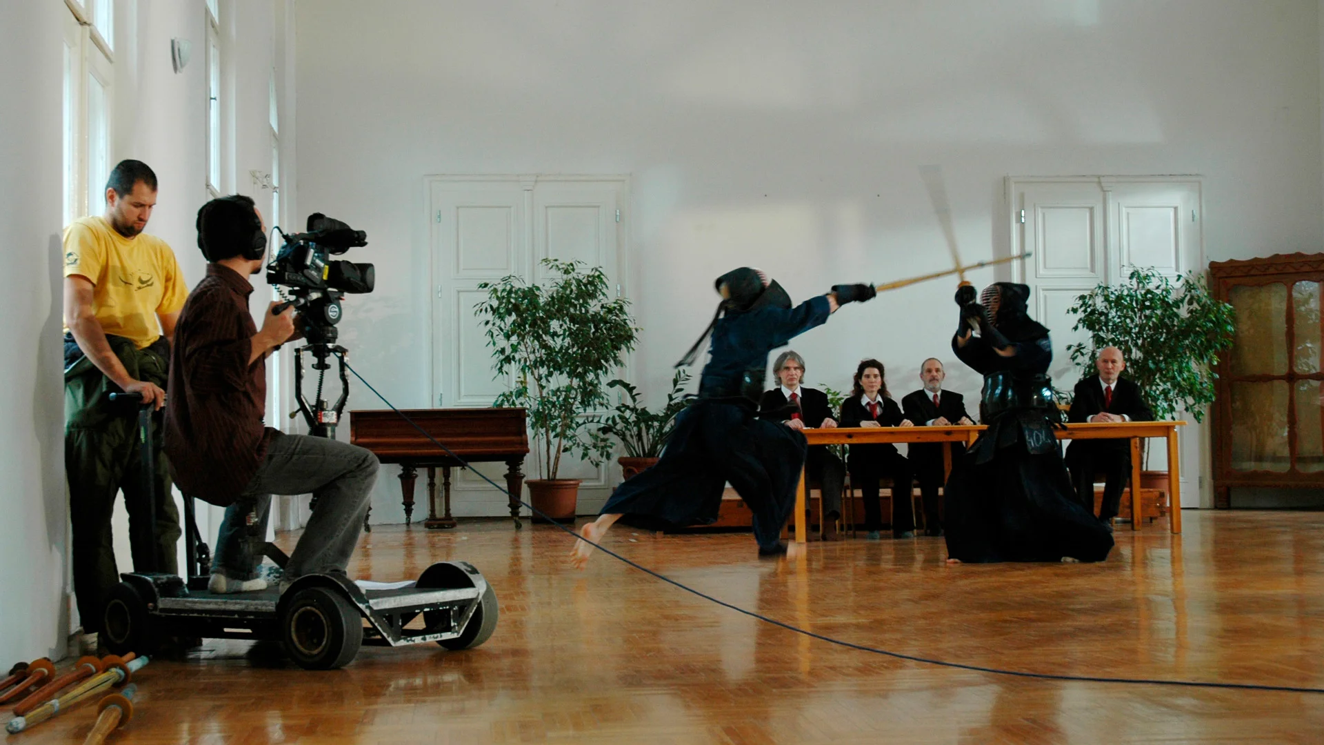 Behind the scenes